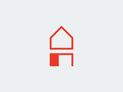 Huma architecture clean design home house icon logo minimal modern simple