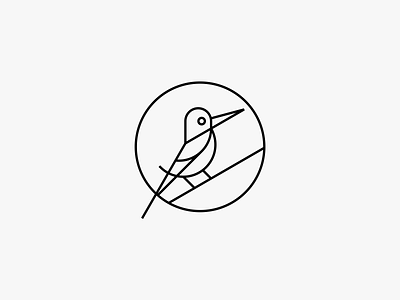 Native Bird bird clean icon logo minimal modern simple