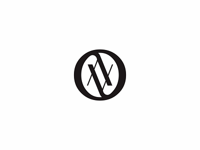 OAY circle clean fashion icon logo luxury modern monogram simple