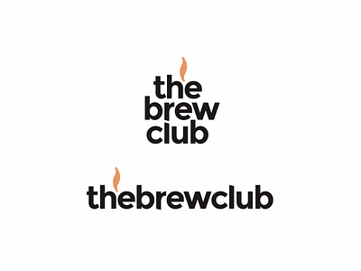 Brewclub 2 brew clean club coffee drink icon letter logo simple smoke