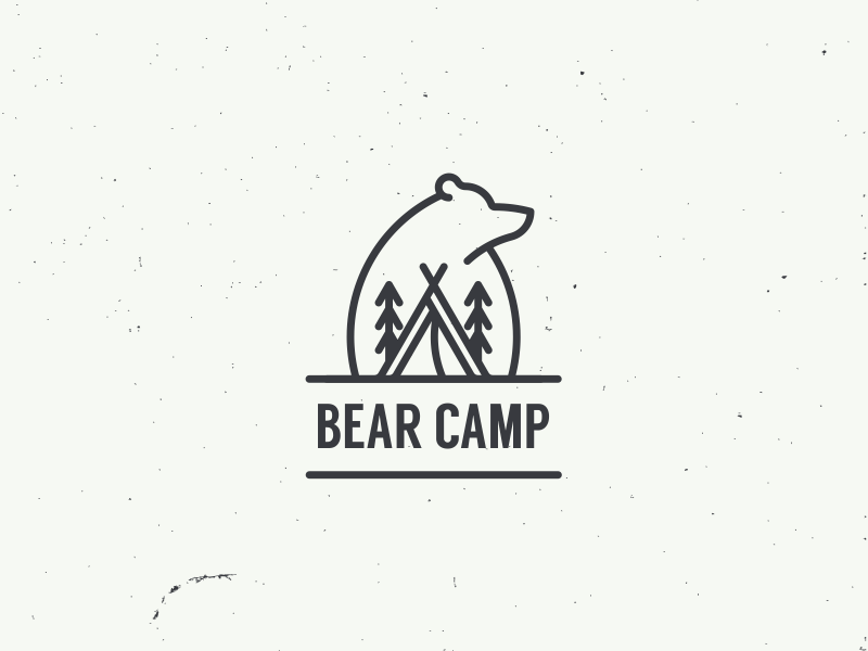 bear camp by Catur Argi on Dribbble