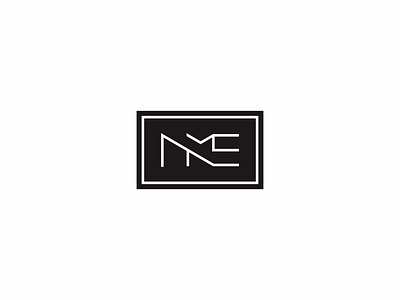 NME architect clean geometric icon logo modern monogram simple