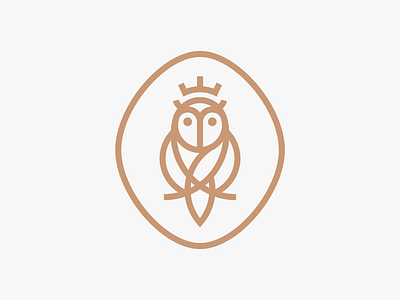 Owl 8520677 bird clean icon king logo owl simple