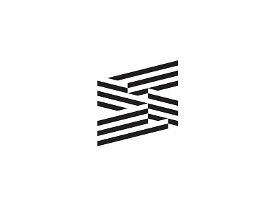 Sentreal architecture building geometric letterforms logo modern