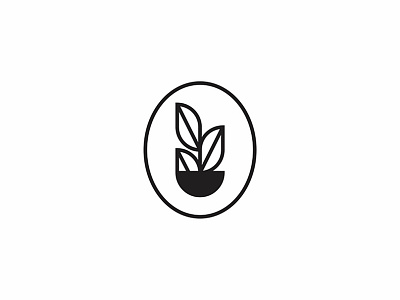 Pure 3 icon logo modern nature plants simple therapy