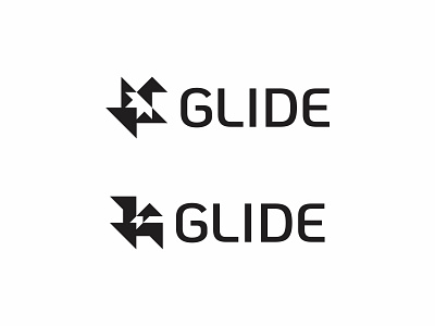 Glide op 2 animal bird clean logo modern simple