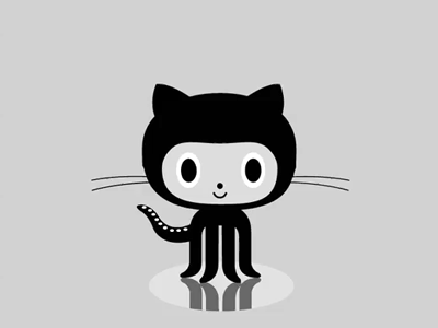 Git Scared animation gif git logo spooky