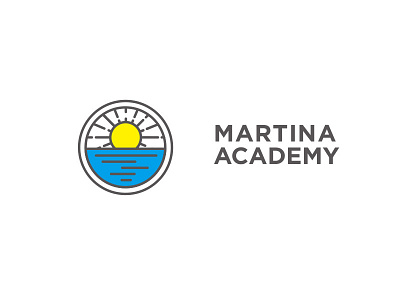 MARTINA ACADEMY logotype 01 illustration logo