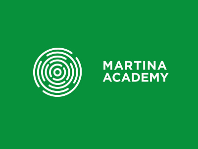 MARTINA ACADEMY logotype 02 illustration vector logo