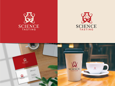 Food logo design for science tasting restaurant