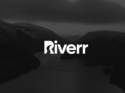 Creative river wordmark logo design