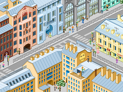 Piter pixel pixel art pixel town saint petersburg town