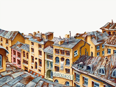 City view house illustration piter postcard saint petersburg sky st. petersburg