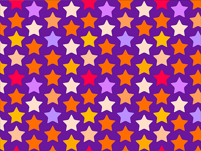 Stars pattern stars violet