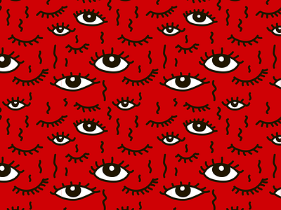 Eyes eye pattern red