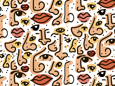 Face? eyes face illustration pattern