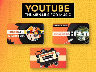 Music thumbnails design