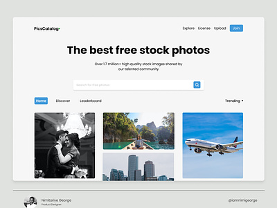 Free Stock Photos Webpage
