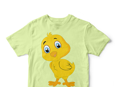 Duck - Baby T Shirt Designe branding graphic design logo