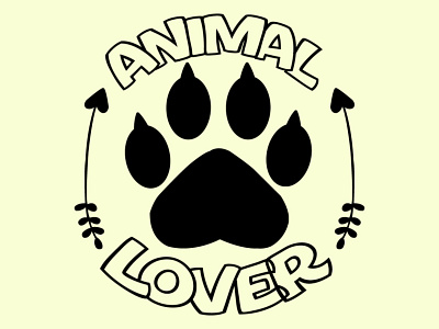 Animal Lover SVG Design app branding design graphic design illustration logo svg typography ui ux vector