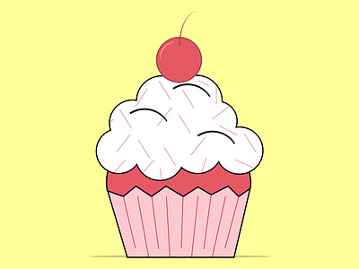 Cup Cake app branding design graphic design illustration logo typography ui ux vector