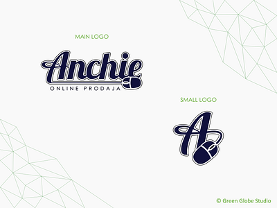 Anchie Online Shopping branding graphic design logo online shopping store
