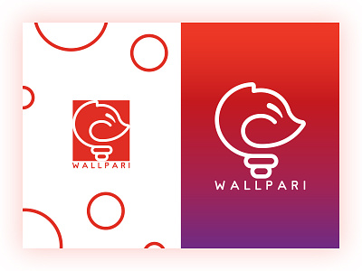 Consulting Agency Logo agency bulb consulting design fox gradient icon logo logodesign orange symbol wallpari
