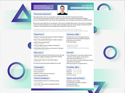 ResumeTemplate cv cv design graphic design layouts resume template