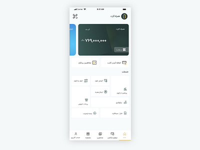 Hamrah Bank redesign