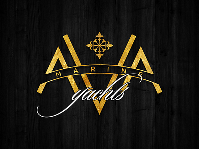 Ava Marine Yachts — Logo branding logo marine reseller service yacht yacht club yacht company yachting yachts