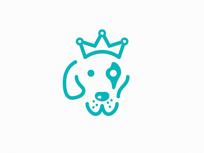Crown Vet — Logo Icon cat crown crownvet doctor dog healthcare vet veterinarian veterinary