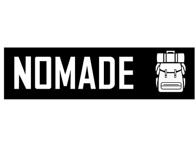 NOMADE | Branding | Logo backpacker branding graphic design logo