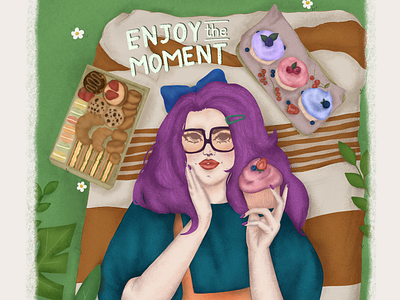 Enjoy the moment! 🌼 art design illustration procreate