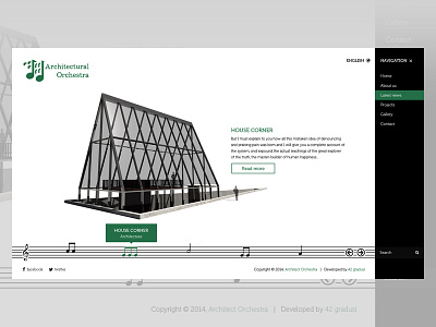 Architectural Orchestra architechture orchestra responsive design uiux