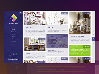 Ideal Home responsive responsive design uiux