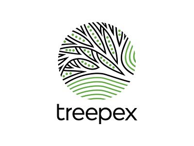 Treepex Logo green logo tree treepex
