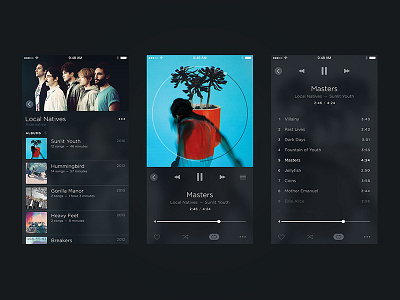 Music App Concept app concept ios music
