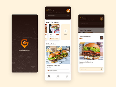 Food Business App Concept - #Exploration app design clean design interface minimal mobile design product ui