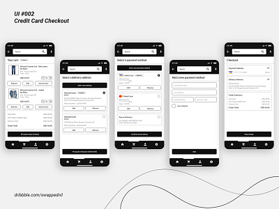 UI #002 - Credit Card Checkout credit card daily ui 002 mobile design ui ui challenge ui design ui002 user experience user interface ux ux design