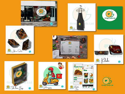 Branding for an eatery that specializes in Nigerian local foods. branding graphic design ui