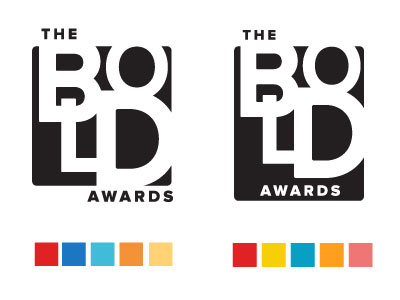 Bold Awards Logo Process aquicore branding logo process work the bold awards