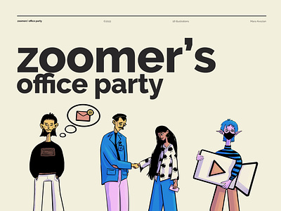 Zoomer's office party