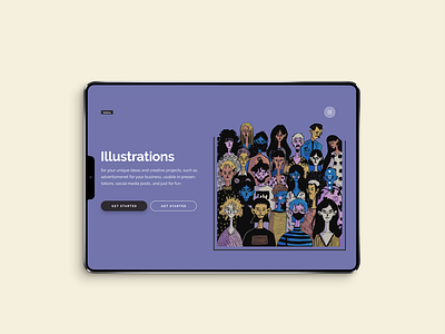 Zoomer's office party | Ipad mockup branding character fashion characters design fashion graphic design icons illustration ui