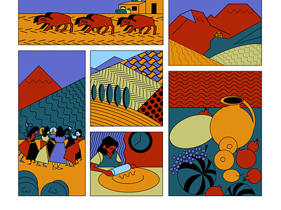 Home is Armenia armenia armenian art art bright colourful design graphic design illustration