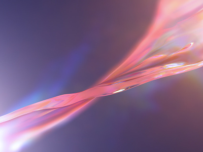 Caustic study #01 3d c4d caustic cinema 4d glass gradient soothing styleframe