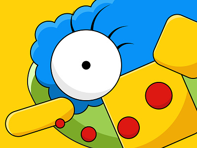 Marge abstract design flat illustration marge simpsons the simpsons vector
