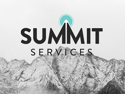 Logo for Summit Services art direction branding design logo logodesign travel