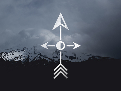 Mount Hood compass explore icon mount hood mountains oregon photography texture wander
