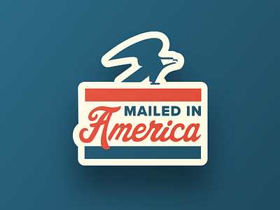 Mailed In America Lapel Pin