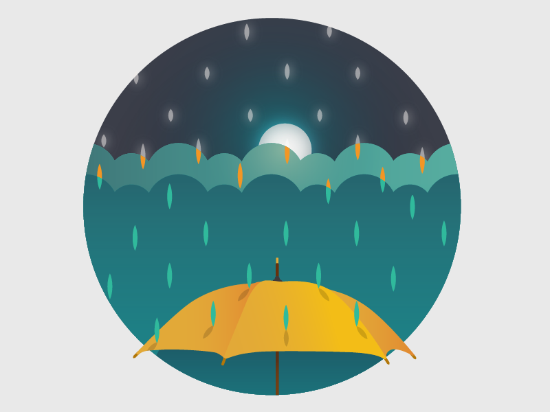 雨水 (Yu Shui) The Rain illustration